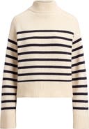 Lauren Ralph Lauren Stripe Wool Blend Sweater