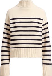 Lauren Ralph Lauren Stripe Wool Blend Sweater