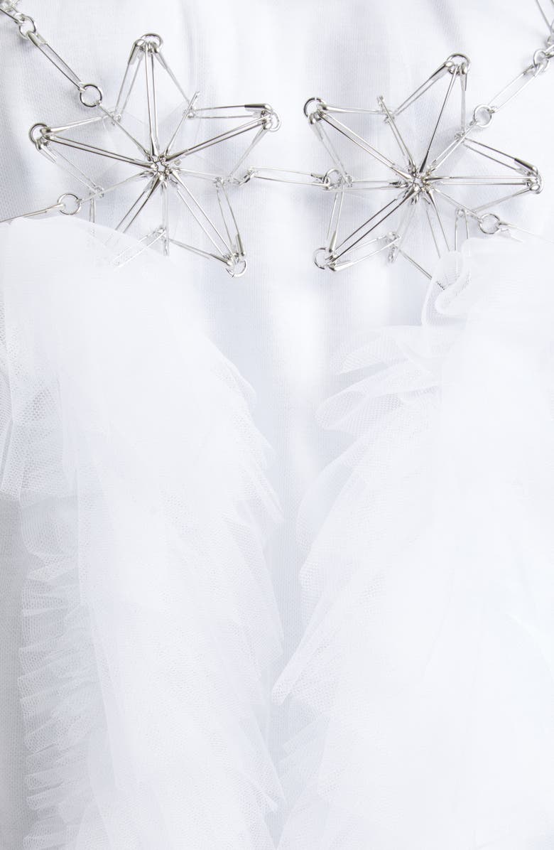 Noir Kei Ninomiya Safety Pin Chain Harness, Alternate, color, Silver