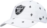 '47 Women's '47 White Las Vegas Raiders Confetti Clean Up Adjustable Hat