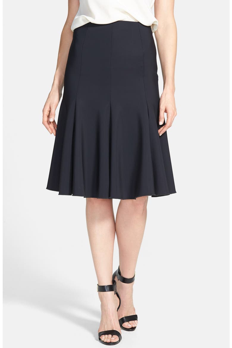 Trumpet Skirt, Main, color, RICH BLACK