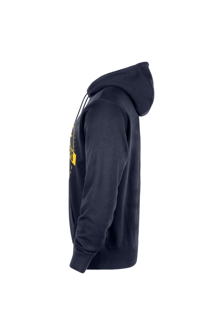 Men's Nike Navy Indiana Pacers 2025/26 Authentic Practice Club Pullover Hoodie, Alternate, color, Navy