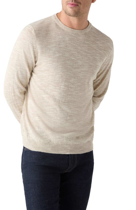 Robbins Linen Silk Crewneck Sweater