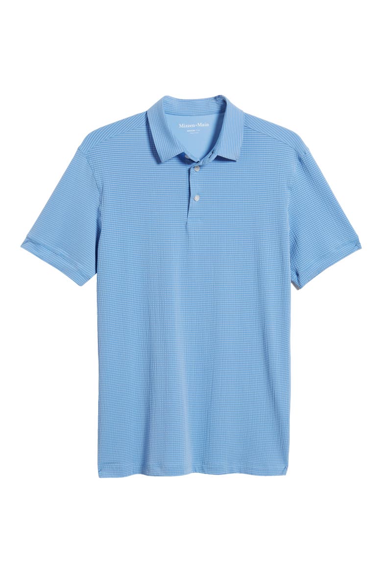 Copa Pinstripe Performance Polo, Alternate, color, PROVENCE SOLID