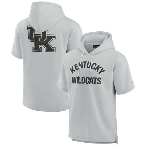Unisex Fanatics Signature Gray Kentucky Wildcats Elements Super Soft Fleece Short Sleeve Pullover Hoodie