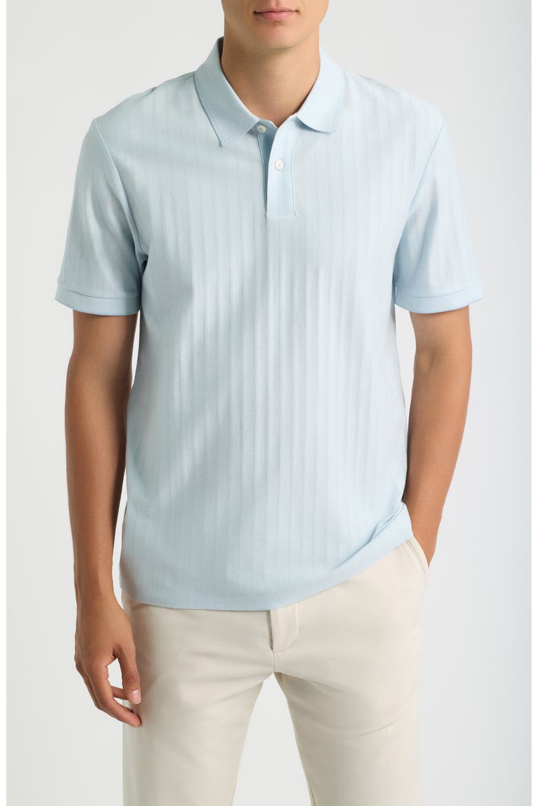 H-Parlay Cotton Polo, Main, color, OPEN BLUE