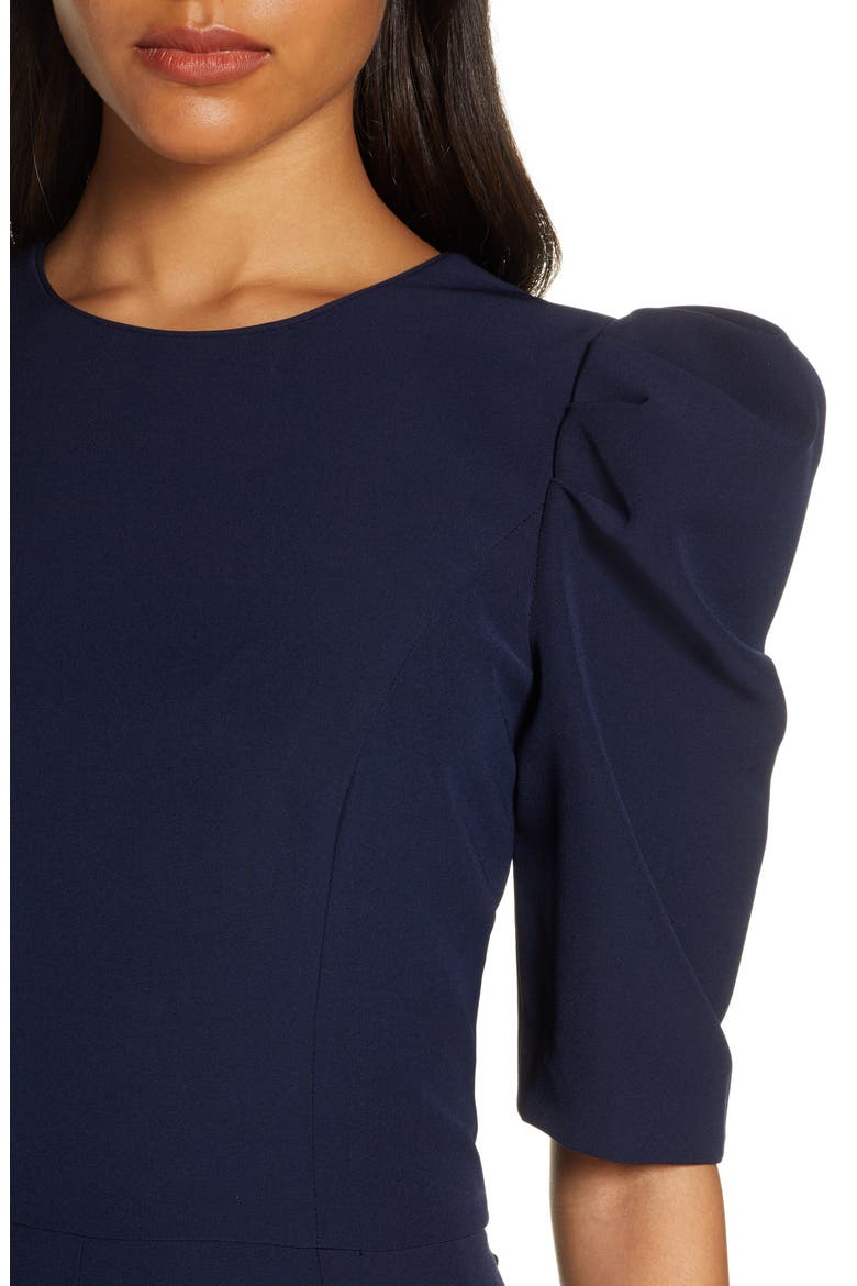 Puff Sleeve Jumpsuit, Alternate, color, NAVY