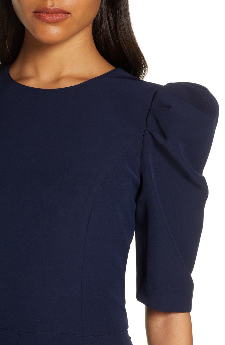 Maggy London Puff Sleeve Jumpsuit, Alternate, color, 