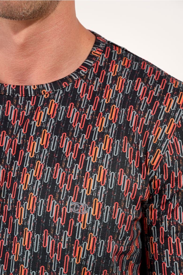 Westgate Long Pajama Set, Alternate, color, Red Print