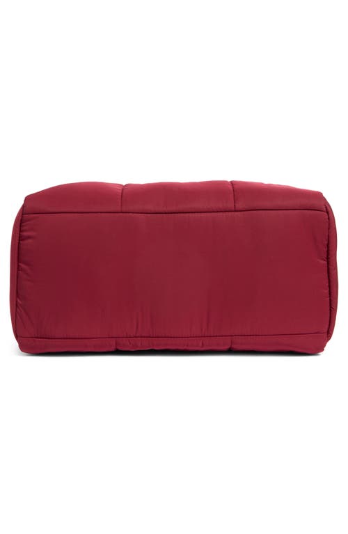 Mytagalongs Cloud Duffle Bag In Burgundy