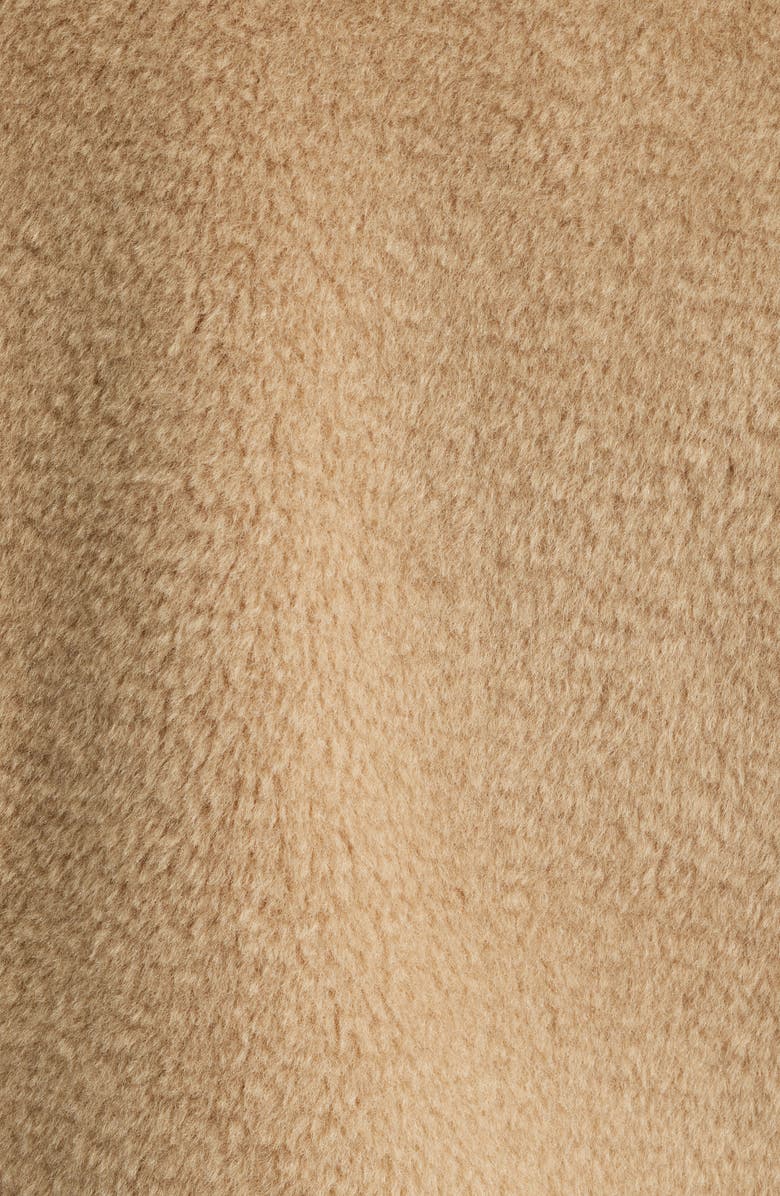 BCBG Faux Shearling Crop Jacket, Alternate, color, Camel