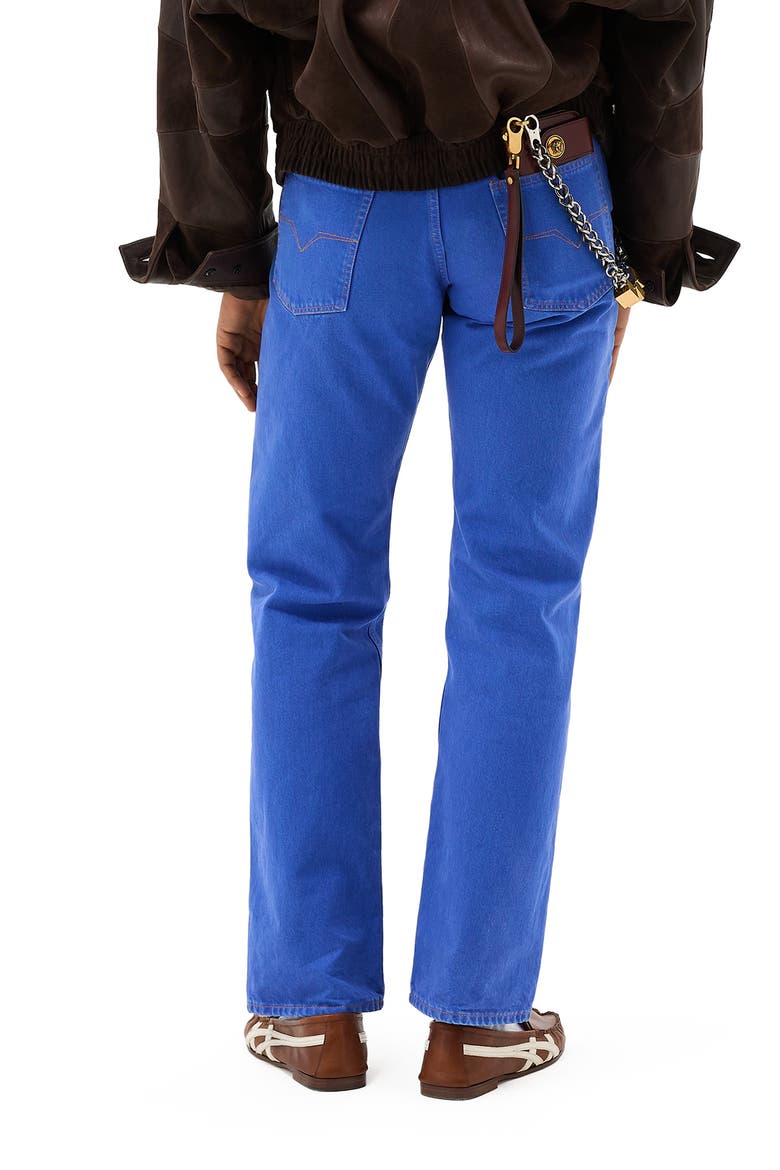 Straight Leg Jeans, Alternate, color, SKY BLUE