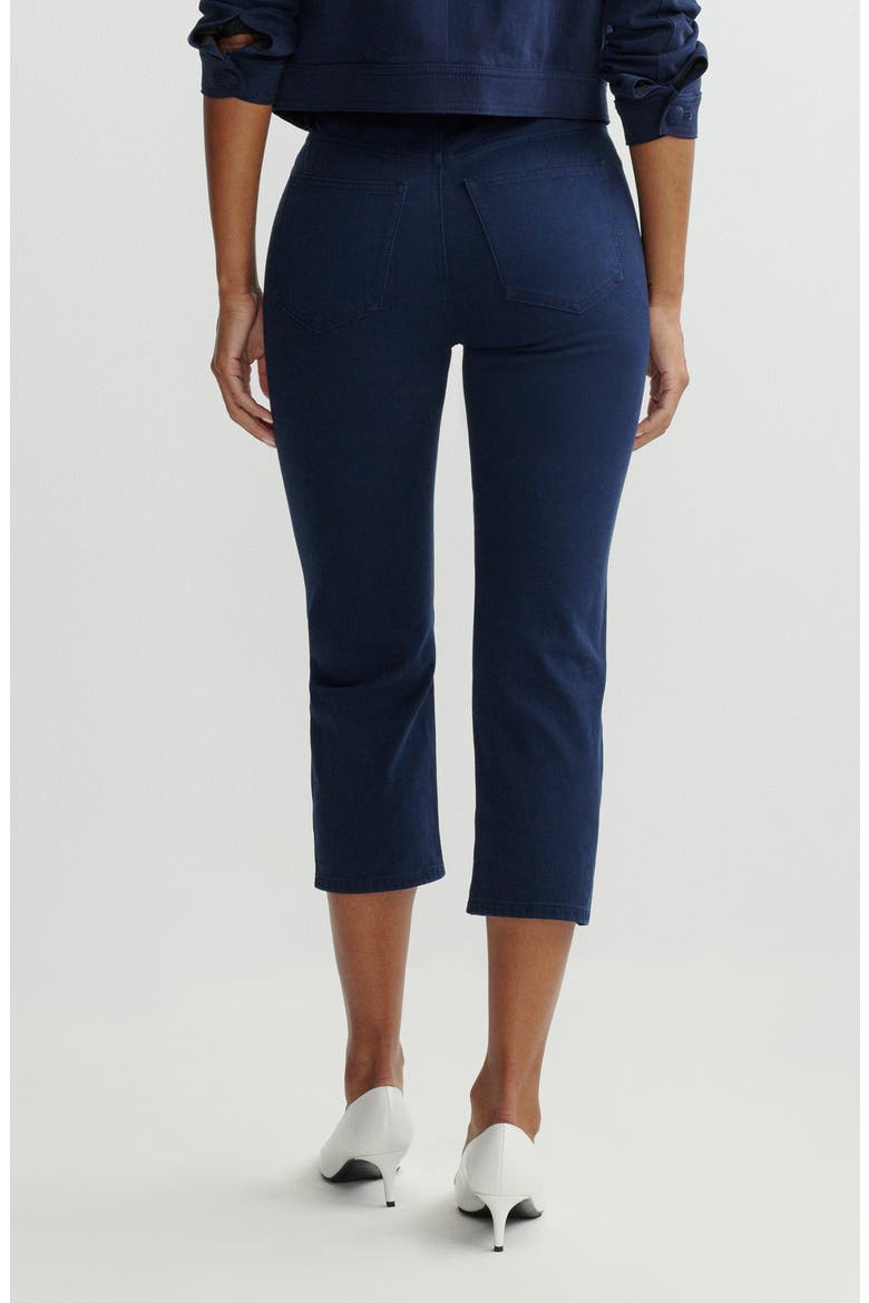 Kristy High Waist Capri Jeans, Alternate, color, BRIGHT NAVY