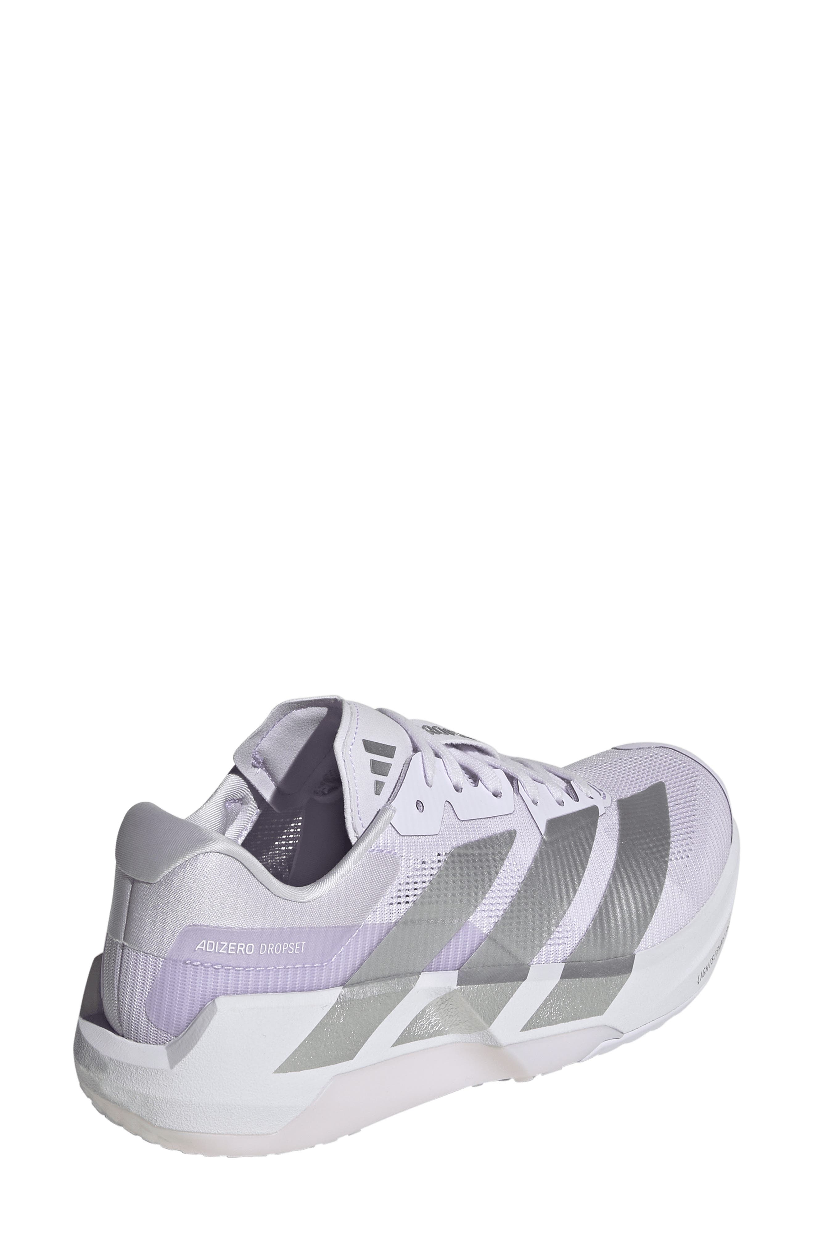 Adizero Dropset Pro Training Shoe, Alternate, color, FROZEN PURPLE/ SILVER/ WHITE