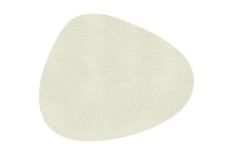 Davanti by  Mattola Placemats Set of 6, Stone, 18.5 x 15.3 Inch Indoor Outdoor Table Placemats