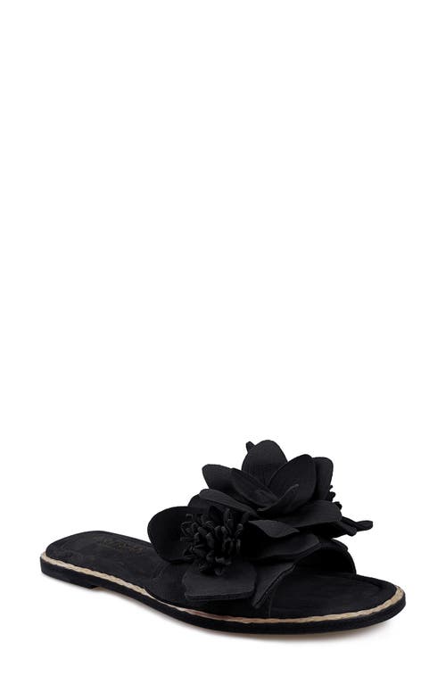 Zigi Artisan Aurra Slide Sandal In Black
