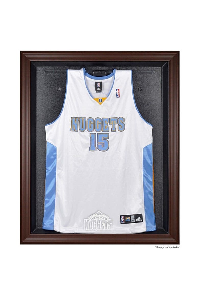 Denver Nuggets Hardwood Classics 1993 - 2018 Brown Framed Jersey Display Case, Main, color, Brown