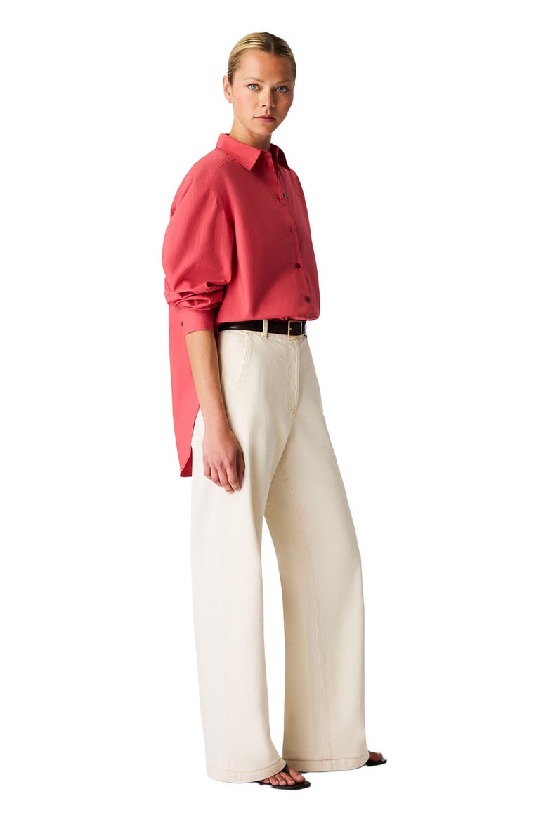 Pleat Back Shirt, Alternate, color, Blush
