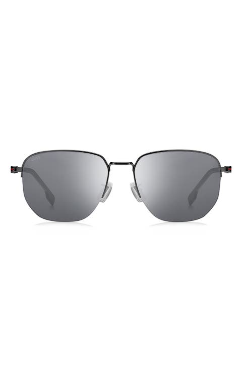 57mm Rectangular Sunglasses