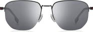 BOSS 57mm Rectangular Sunglasses