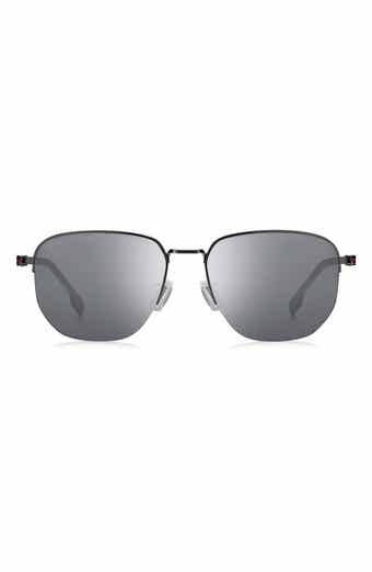 BOSS 57mm Rectangular Sunglasses