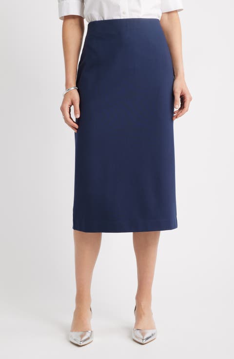 Ponte Pencil Skirt