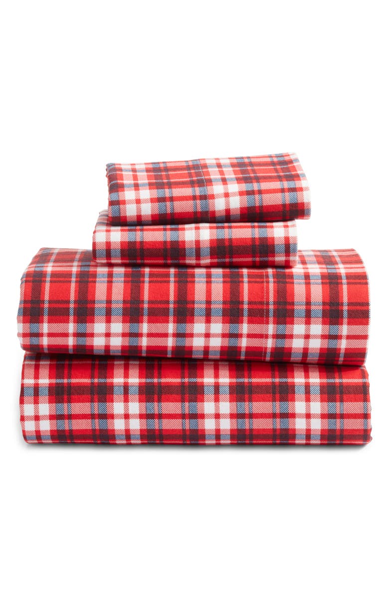 Nordstrom Family Flannel Holiday Sheet Set, Main, color,