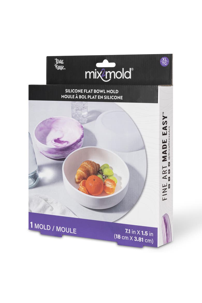 Mix2Mold Silicone Shallow Bowl Mold 1Pc, Alternate, color, Multicolored