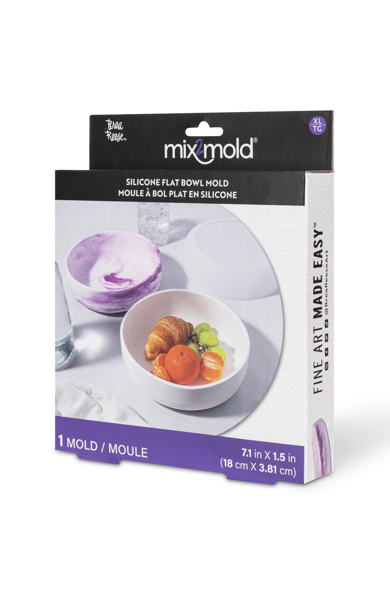 Brea Reese Mix2Mold Silicone Shallow Bowl Mold 1Pc, Alternate, color, Multicolored