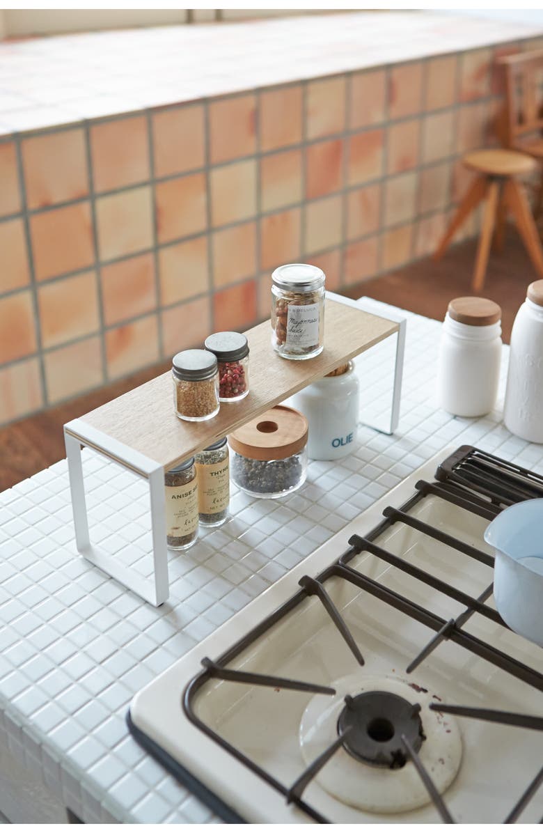 Yamazaki Single Tier Riser, Alternate, color, White