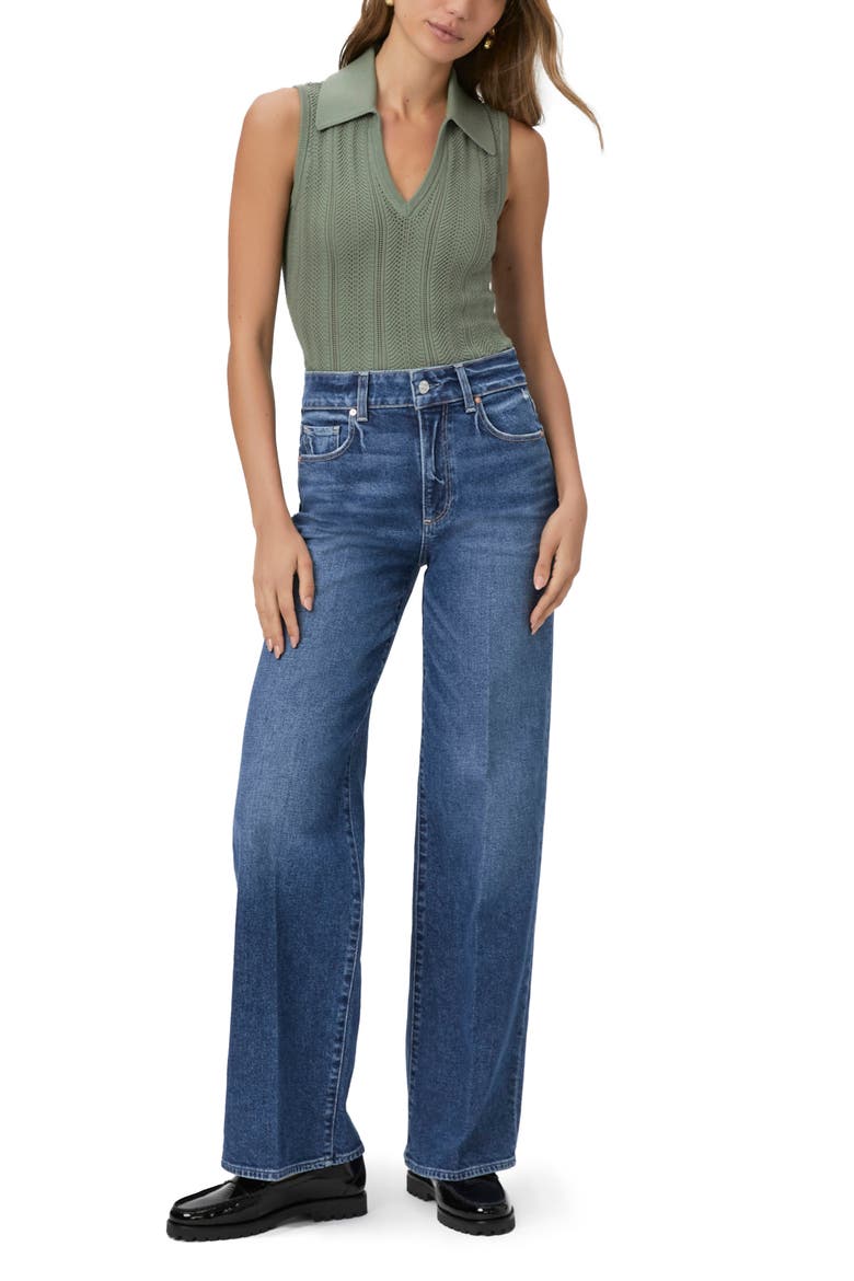 Sasha High Waist Wide Leg Jeans, Alternate, color, MODERNISM