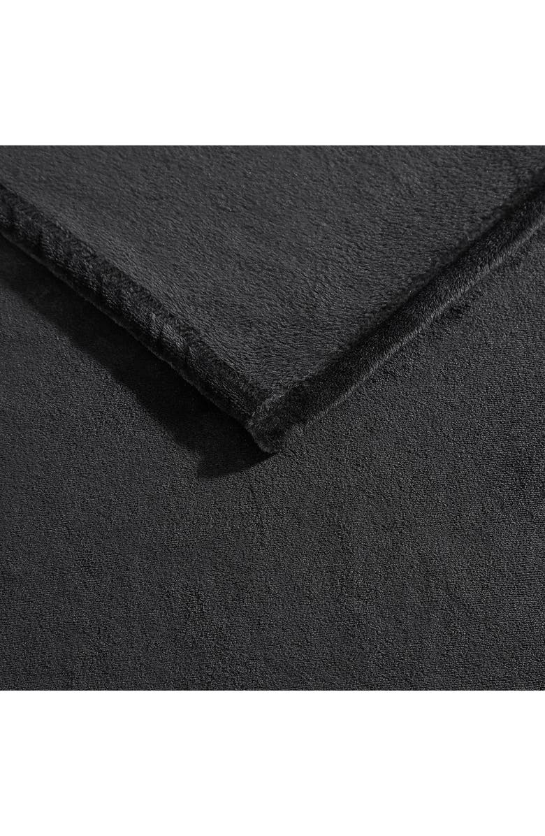 Kenneth Cole Solid Throw Blanket, Alternate, color, Black