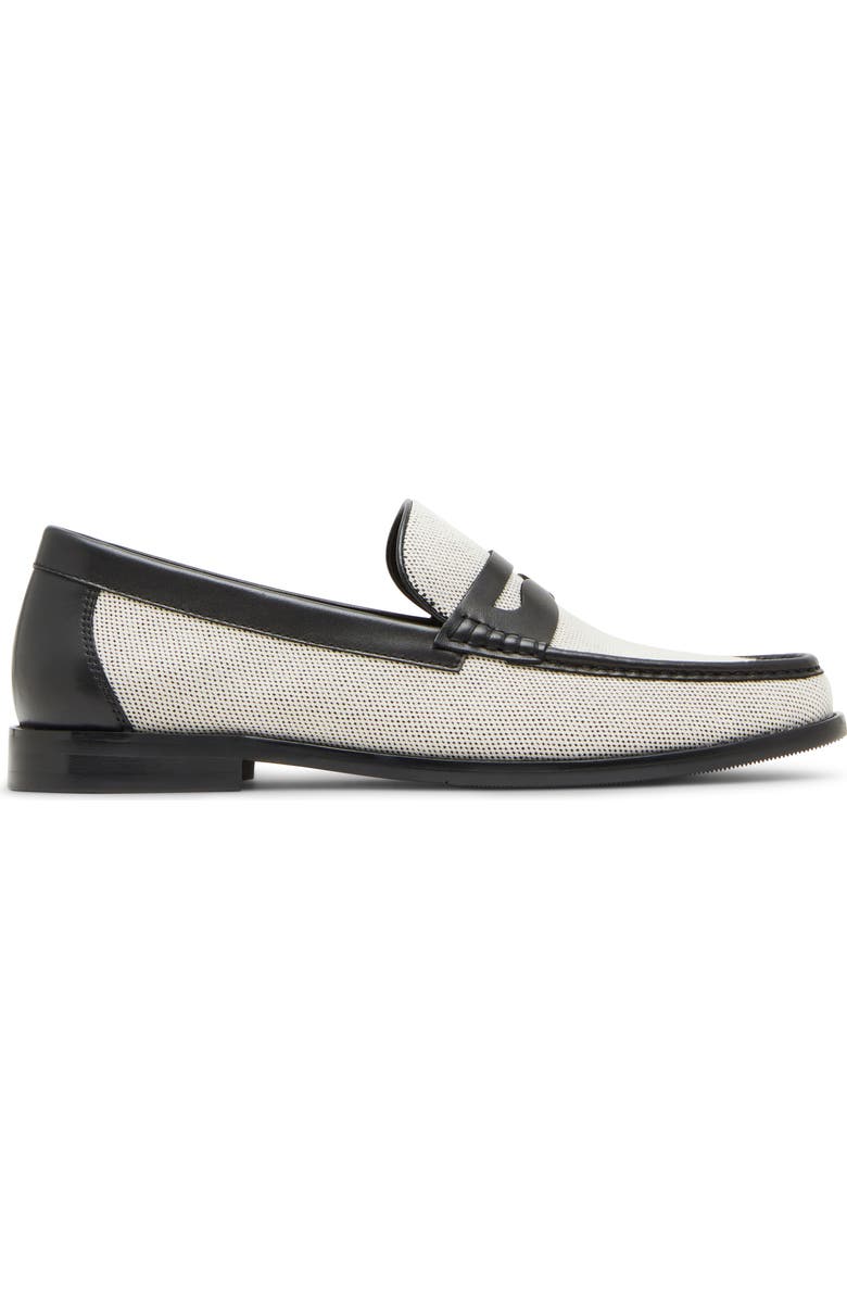 Steve Madden Castille Two-Tone Penny Loafer, Alternate, color, Beige Black
