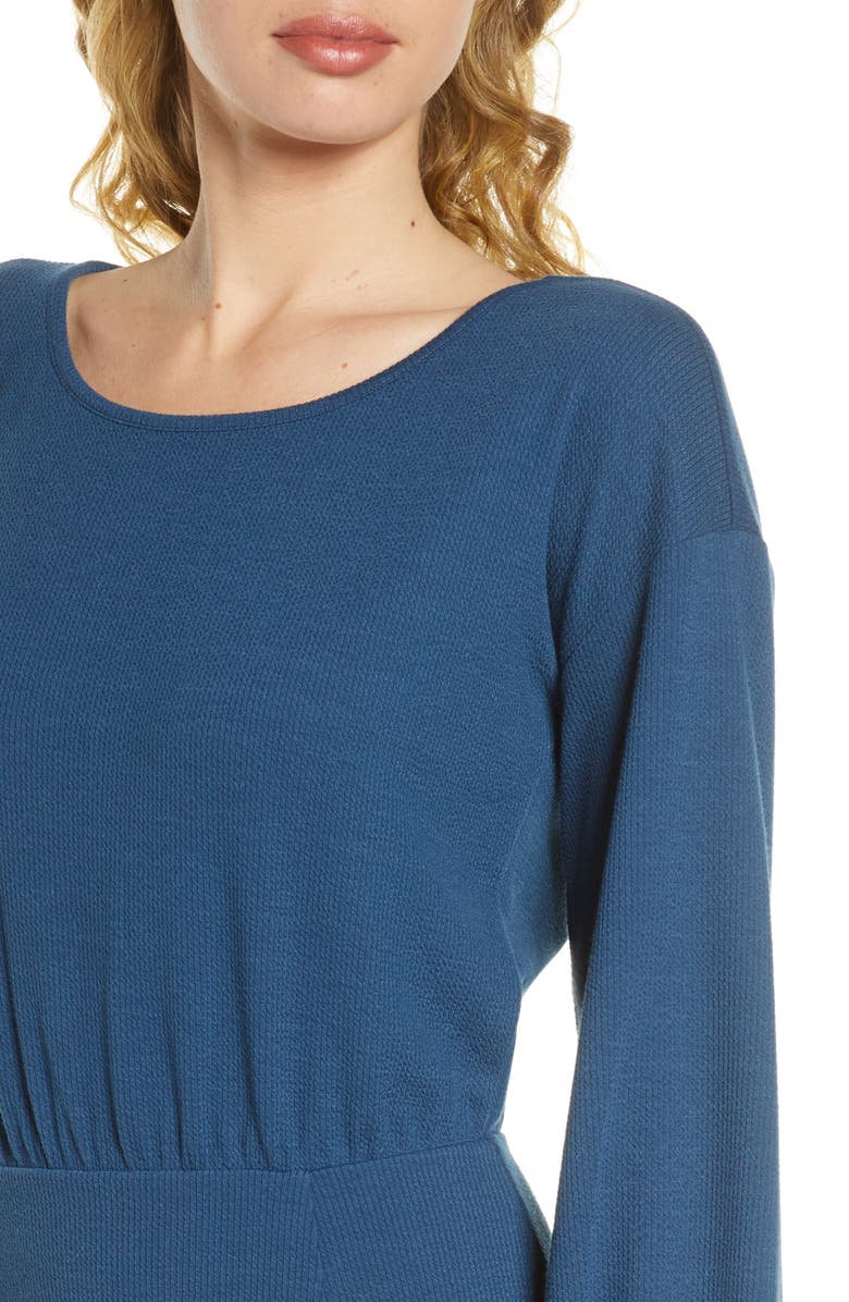 Ali & Jay Zuma Long Sleeve Ribbed Minidress, Alternate, color,