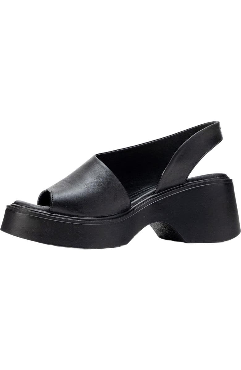 Forever
Always Shoes ROY Leather Wedge Sandal, Alternate, color, Black Leather