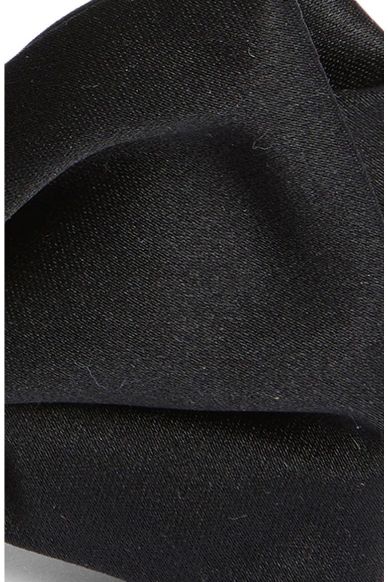Silk Bow Tie, Alternate, color, BLACK