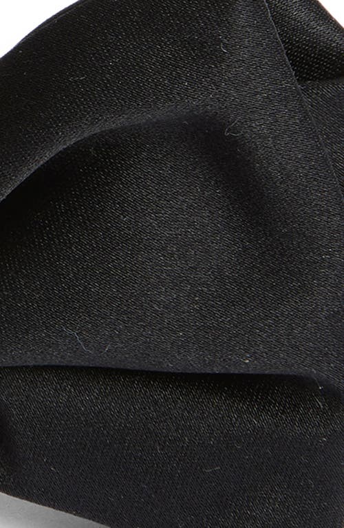 Thom Sweeney Silk Bow Tie In Black