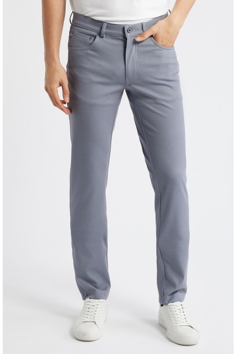 Chuck Hi Flex Fancy Modern Fit Five-Pocket Pants, Main, color, GRAPHITE
