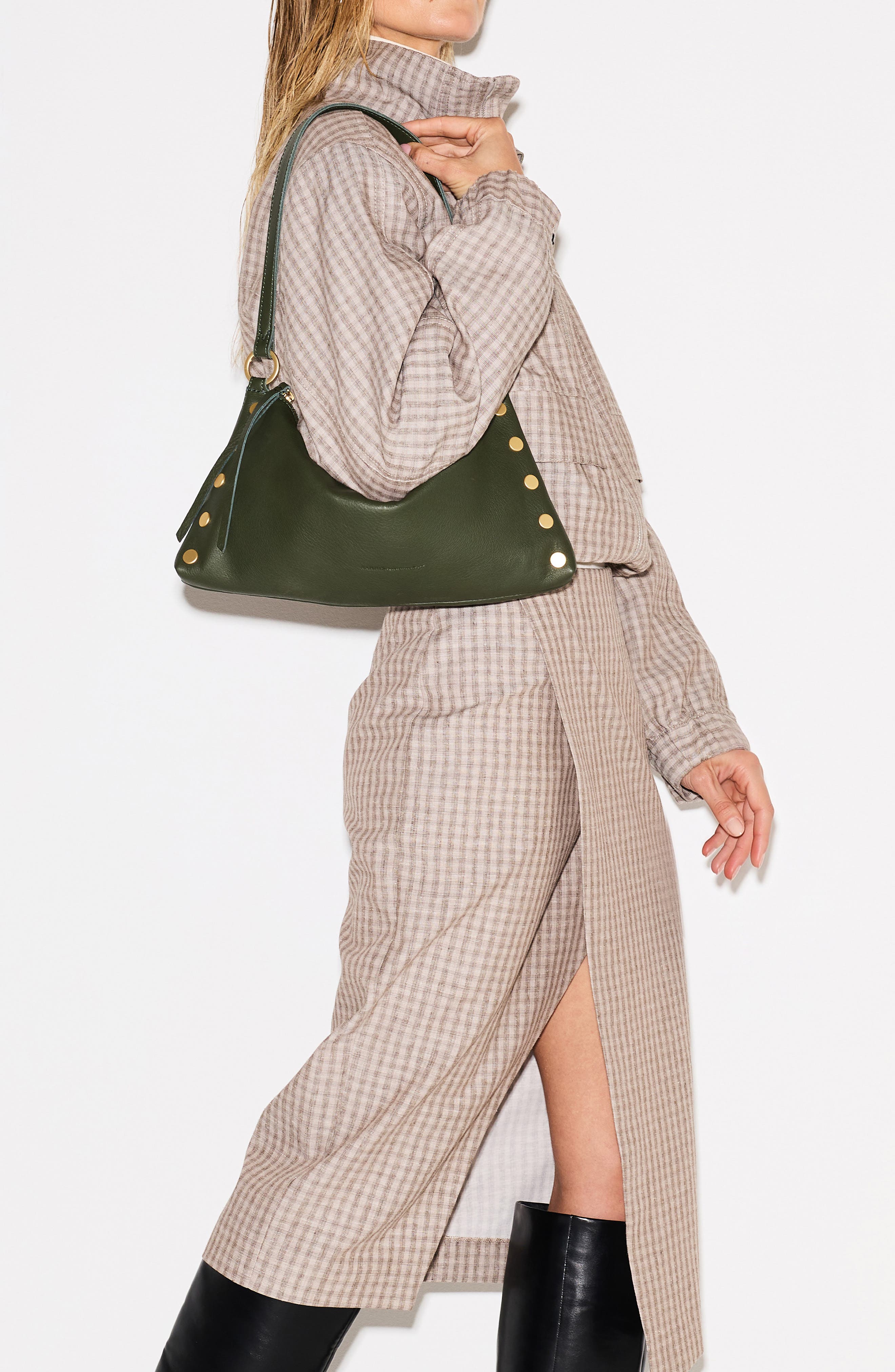 Kyle Medium Shoulder Bag, Alternate, color, TWIN CREST PEBBLE BRUSHED GOLD