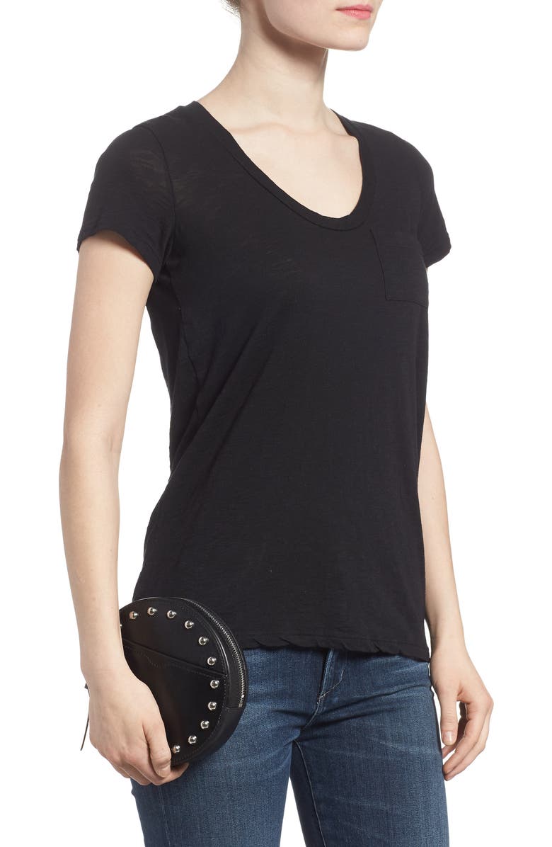 Rebecca Minkoff Studded Leather Belt Bag, Alternate, color,