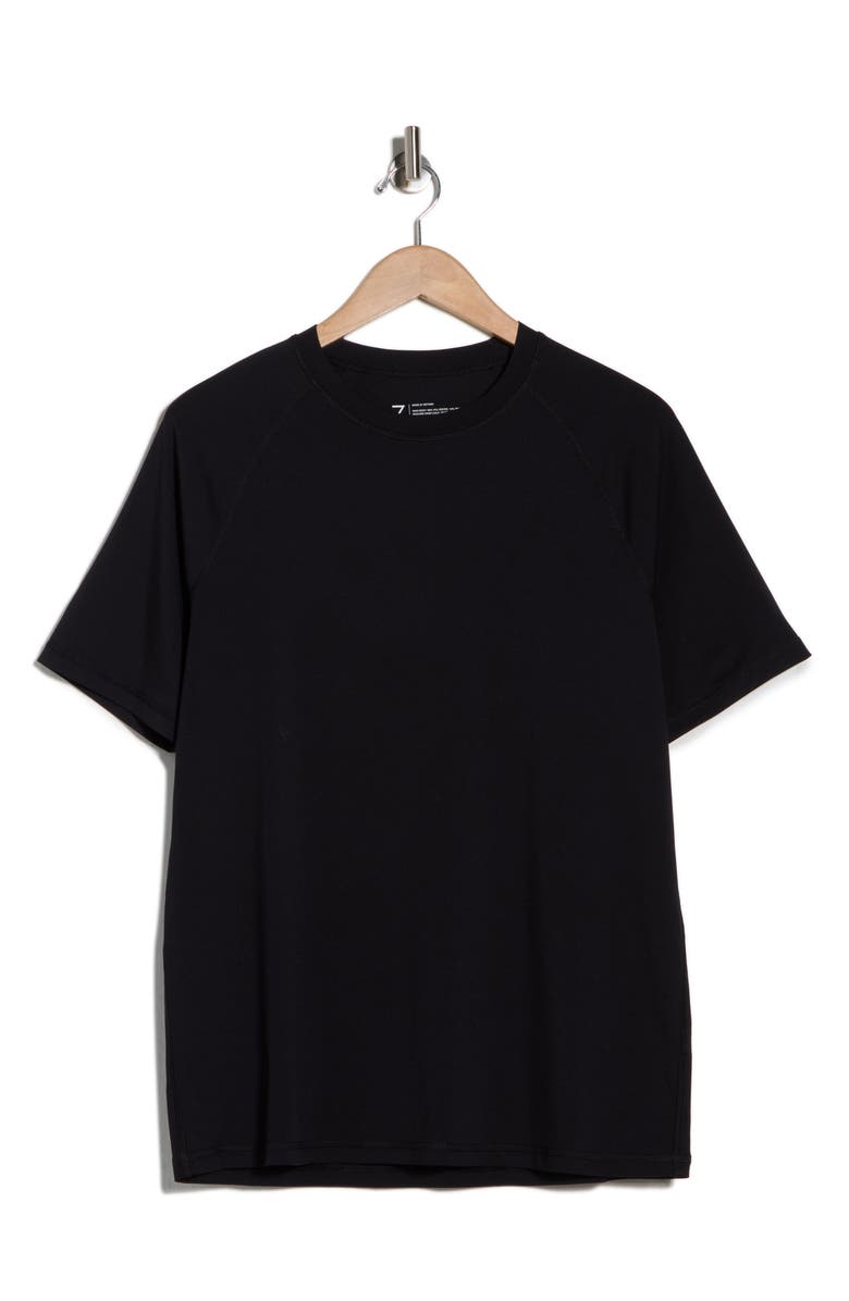 Z by Zella Short Sleeve Performance T-Shirt, Alternate, color, Black