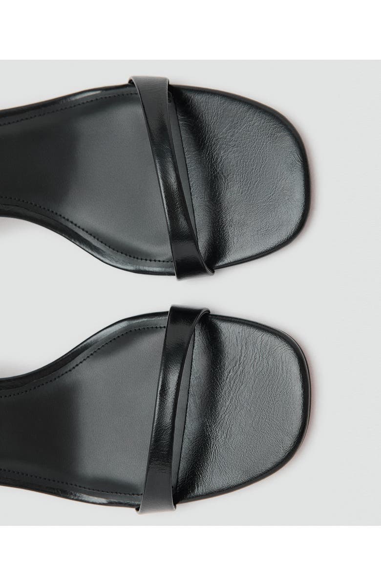 MANGO Tica Ankle Strap Sandal, Alternate, color, Black