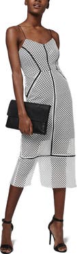 Topshop Airtex Column Midi Dress