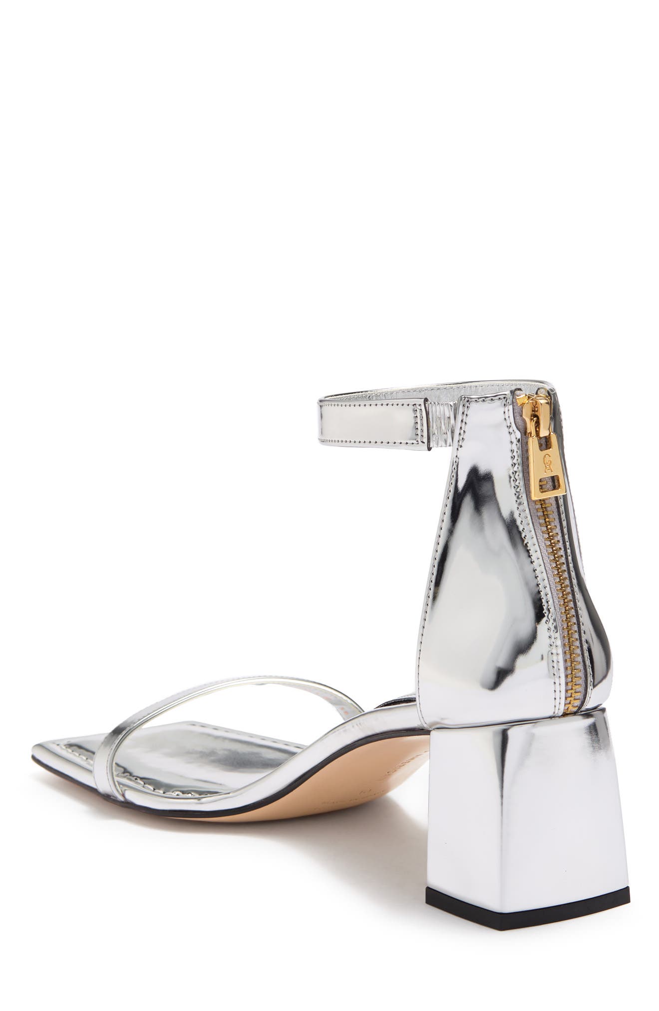 Good American Block Heel Square Toe Sandal - Wide Width (Women ...