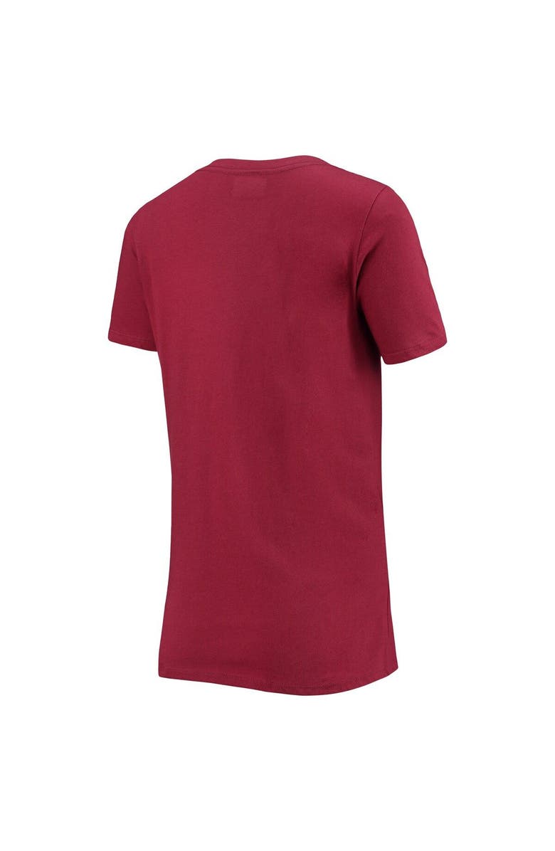 New Era Women's New Era Burgundy Washington Commanders V-Neck T-Shirt, Alternate, color,