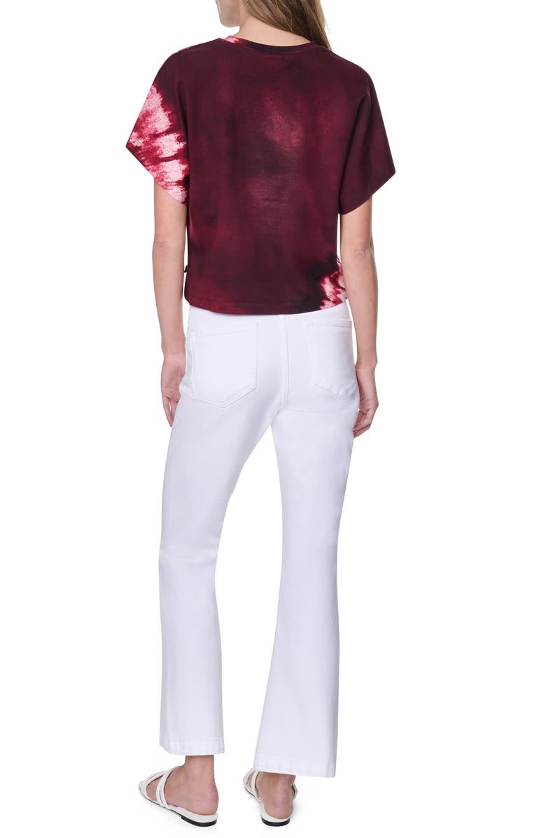 DKNY Printed Short Sleeve T-Shirt, Alternate, color, Firework Tiedye