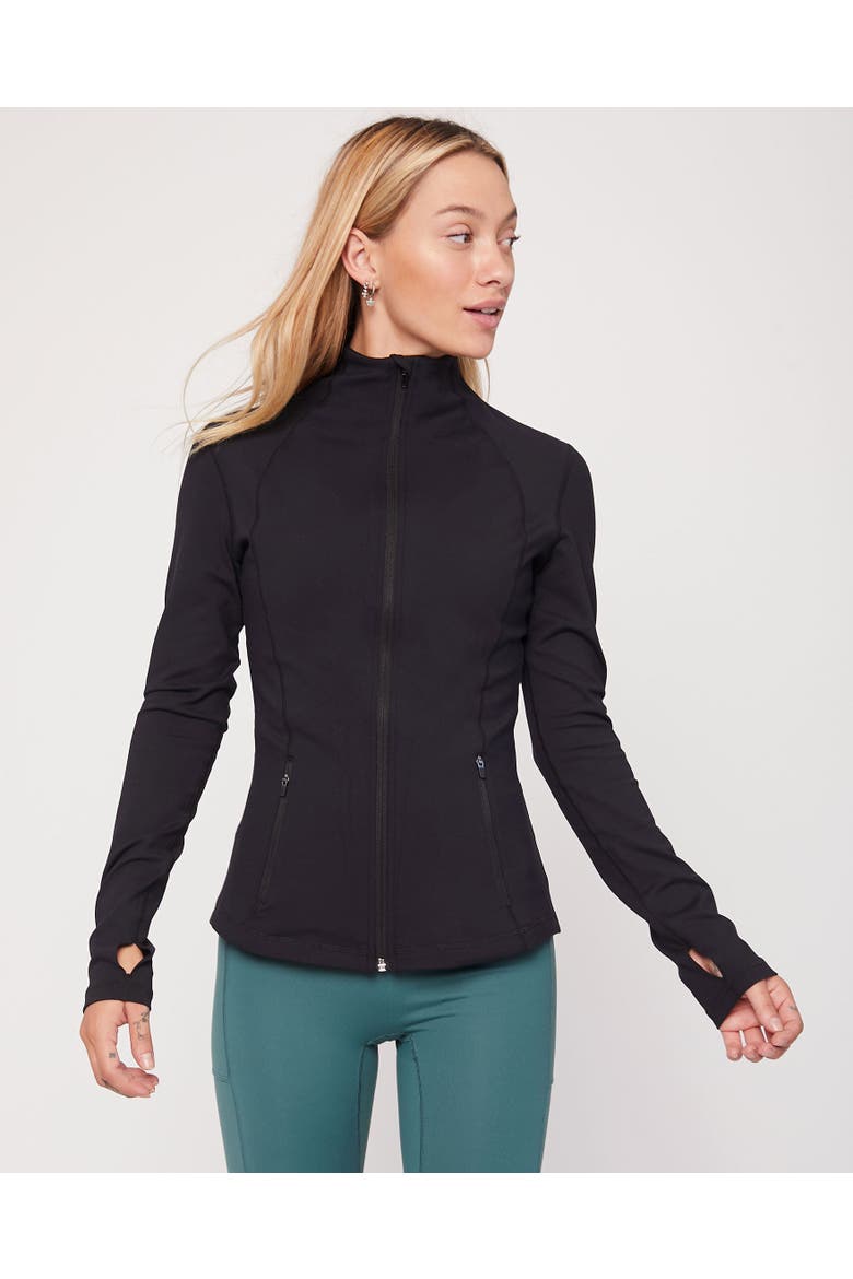 Gen XYZ Zip Up Cloudlux Track Jacket, Alternate, color, Metropolis Black