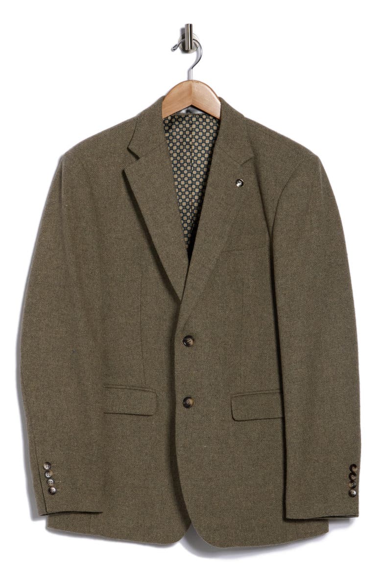 Slim Fit Solid Stretch Sport Coat, Alternate, color, BEIGE