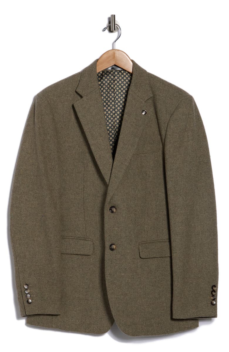 T.R. PREMIUM Slim Fit Solid Stretch Sport Coat, Main, color, Beige