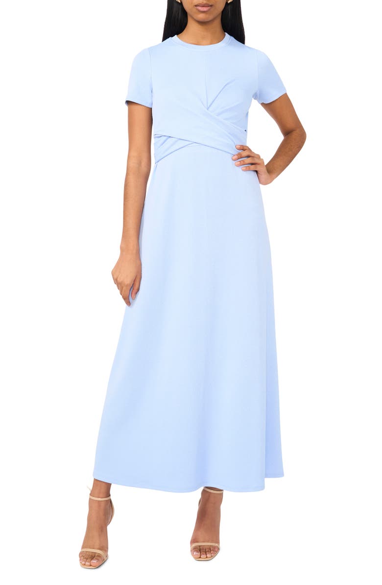 Crossover Bodice Maxi Dress